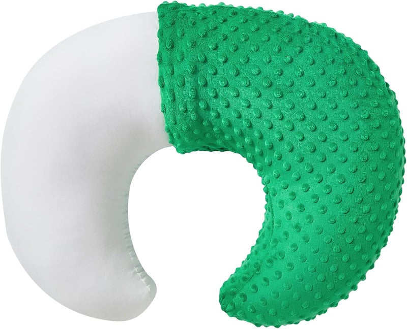 Aullar Pillowcase for Nursing Pillow and Positioner for Breastfeeding and Bottle Feeding, Propping Baby, Tummy Time, Baby Sitting Support, Awake-Time Support, Pillow Cover Only (Fern Green) - Image 2